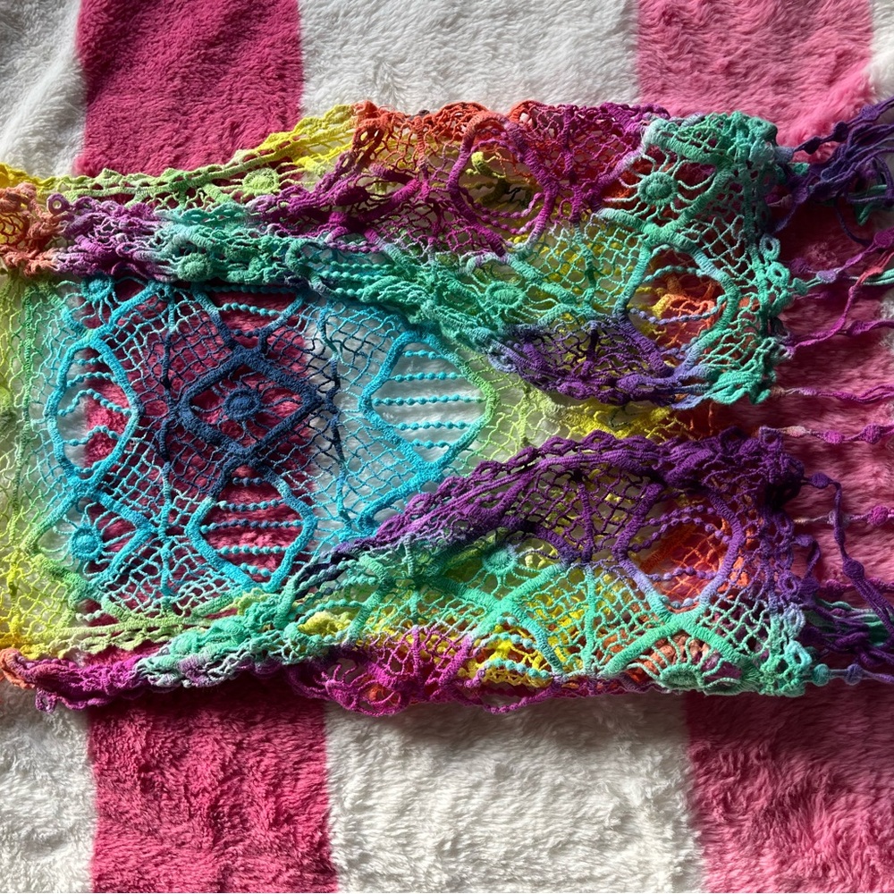 Blu Pepper Multicolor Crochet Accessory